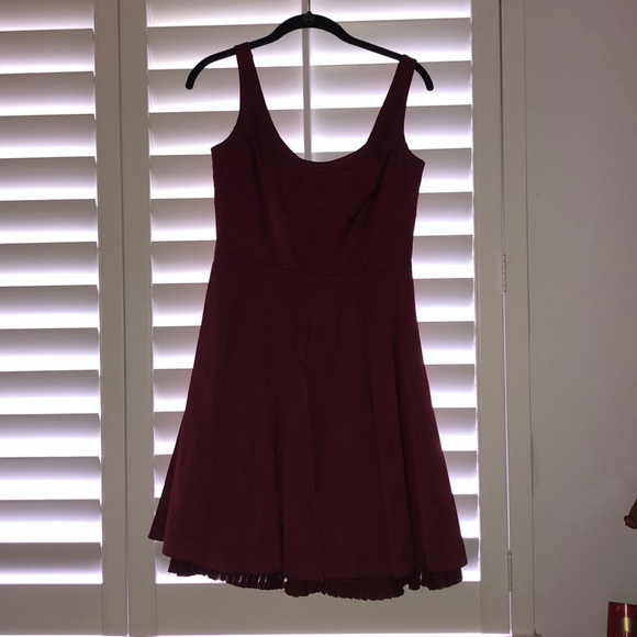 karen millen maroon dress